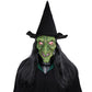 Halloween Horror Old Witch Mask with Hat  - Latex