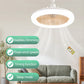 Dimmable Ceiling Fan Lamp With Remote