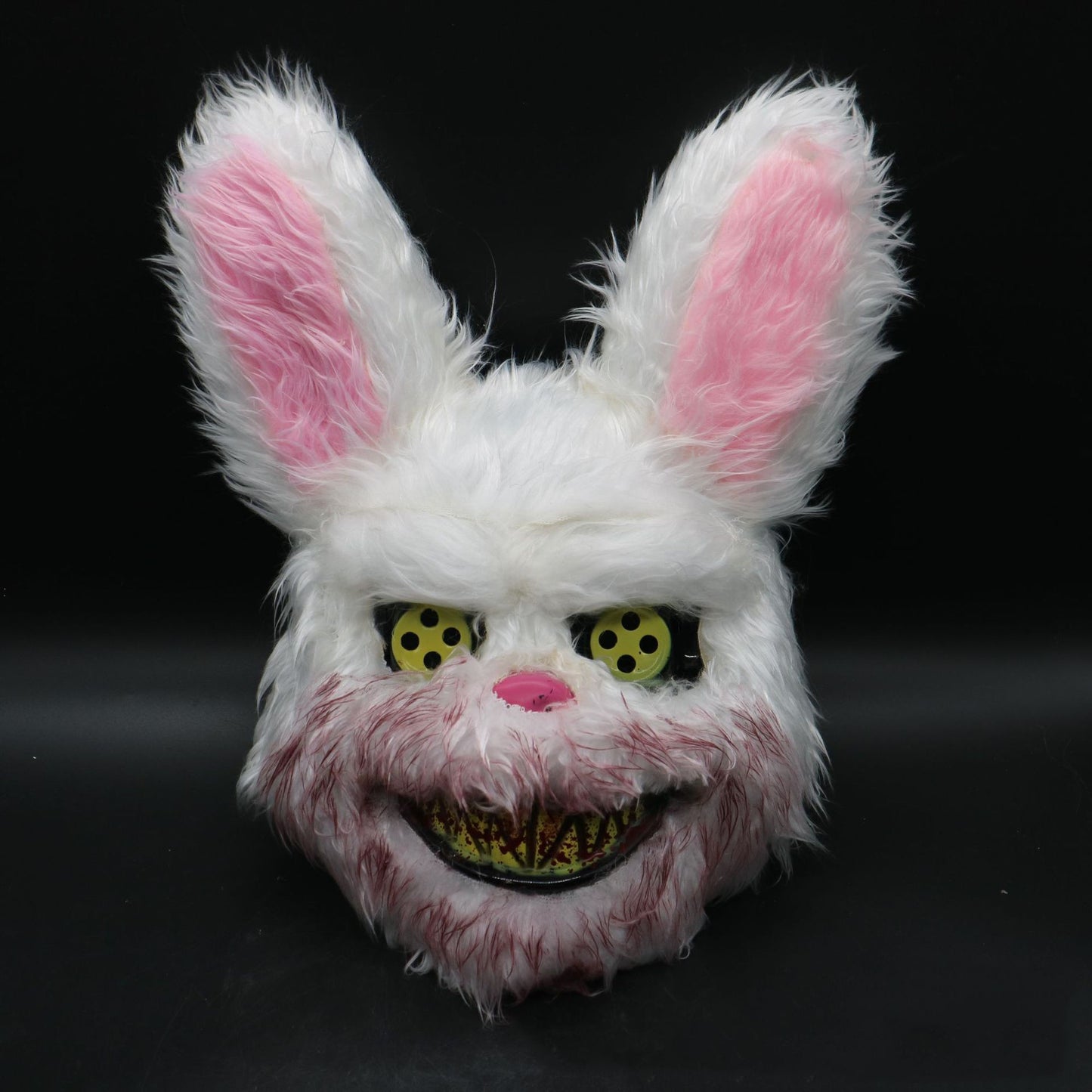 Bloody Plush Rabbit Mask Simulated Bloody Bear Head Horror Facepiece