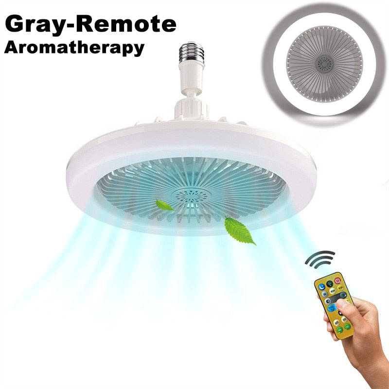 Dimmable Ceiling Fan Lamp With Remote