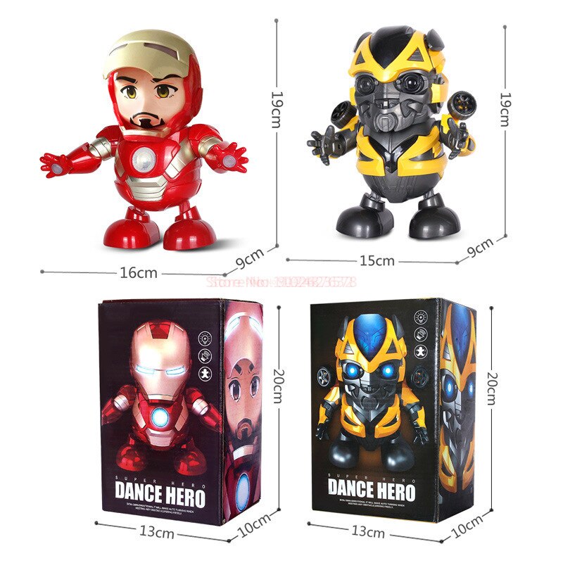 19cm Marvel Iron Man Dance Action Anime Figures