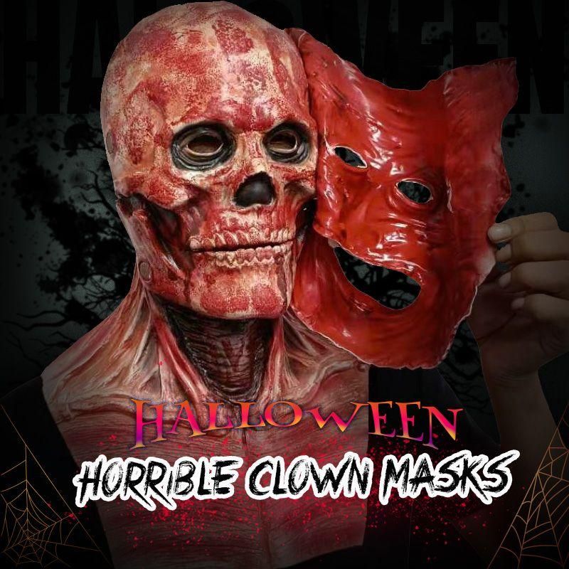 Double-layer Ripped Bloody Latex Mask & SIX More Masks to choose from - CLICK BELOW