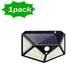 100 LED Solar Power Wall Light Motion Sensor Waterproof Outdoor Garden Lamp