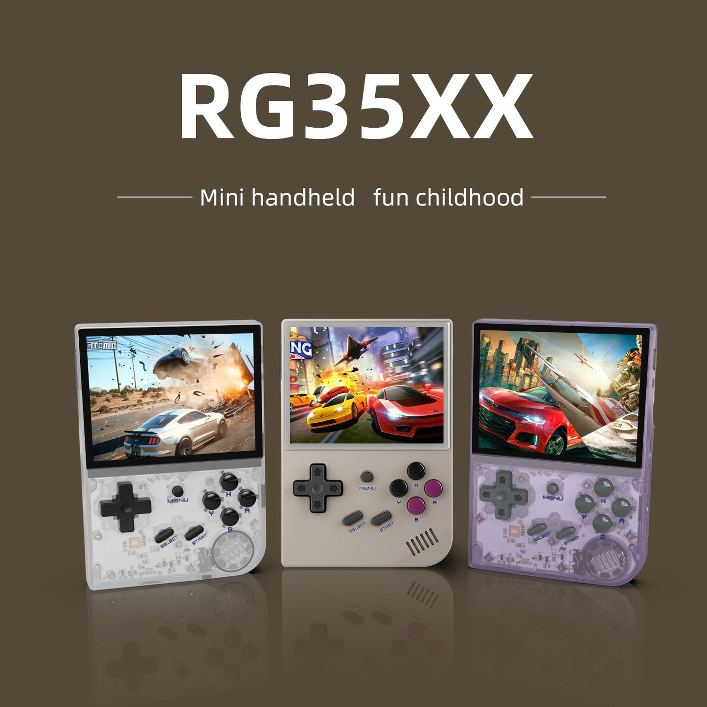 RG35XX Retro Handheld Game Console Linux System 3.5 Inch IPS Screen Cortex-A9 Portable Pocket Video Player