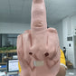 Vertical Middle Finger Latex Mask Halloween Creepy Fingers