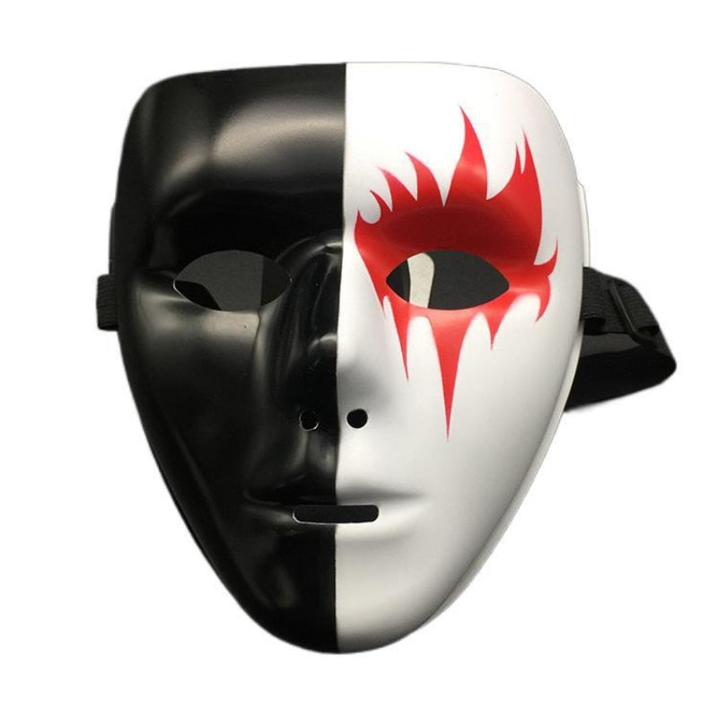 1pc Full Face Mask Hand-painted Halloween Masquerade