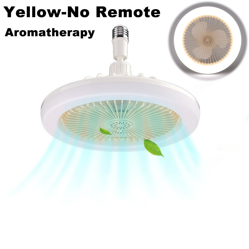 Dimmable Ceiling Fan Lamp With Remote