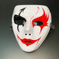 1pc Full Face Mask Hand-painted Halloween Masquerade