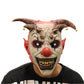 Horror Clown Scary Face Latex Mask with Bells