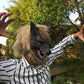 Halloween Latex Rubber Wolf Head Werewolf Gloves - Latex