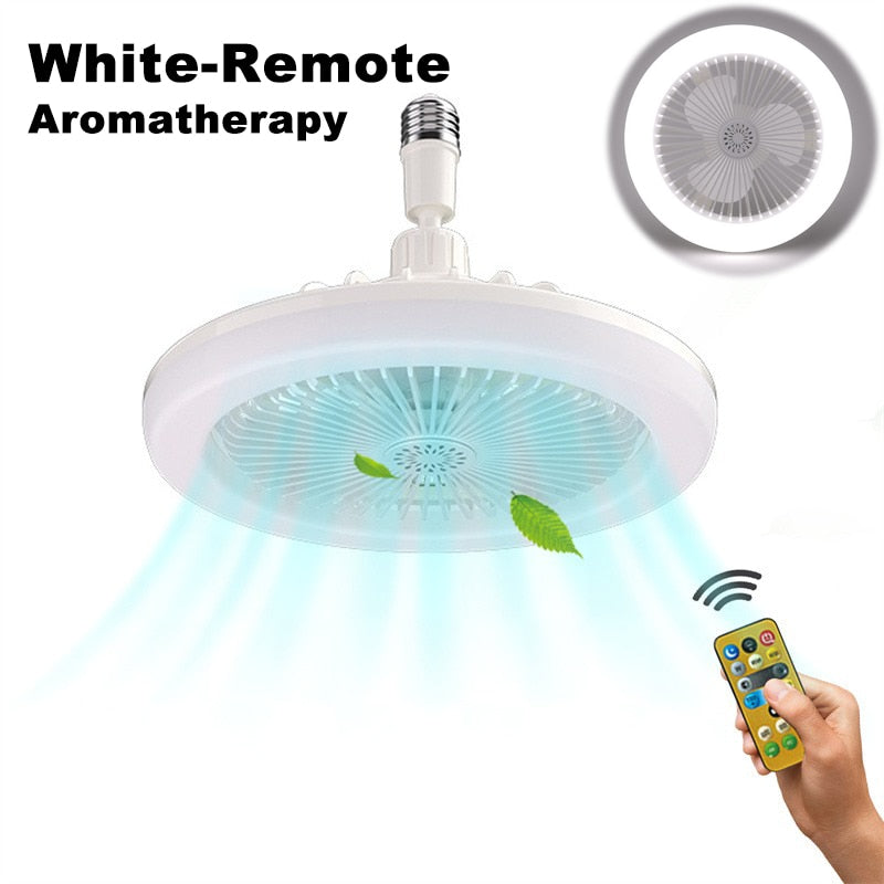 Dimmable Ceiling Fan Lamp With Remote