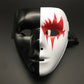 1pc Full Face Mask Hand-painted Halloween Masquerade