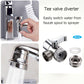 Basin Faucet Diverter Valve with Shower Head