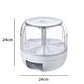 13 Pounds - Rotatable 360 Degree Rice Dispenser Sealed Dry Grain Bucket Moisture-proof Kitchen Food Container Storage Box