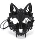 Half Face Masks Bone Skull Animals - For kids and adults