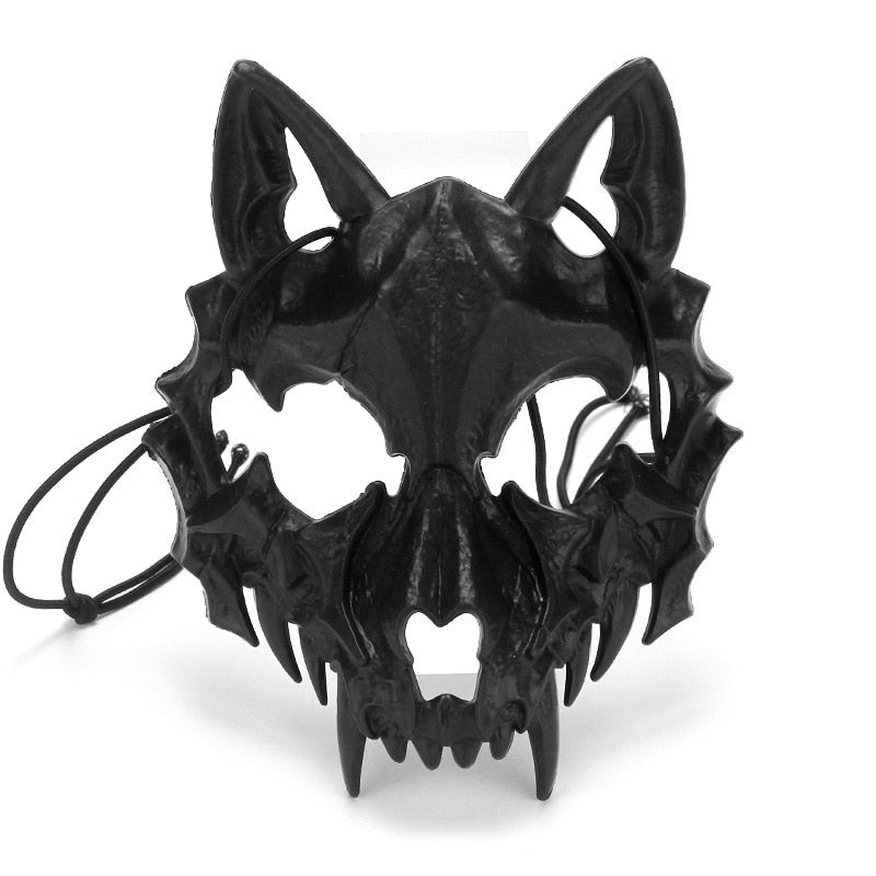 Half Face Masks Bone Skull Animals - For kids and adults