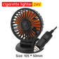 5/12/24V USB Car Cooling Fan 360° Adjustable Dual Head for front seats & back seats