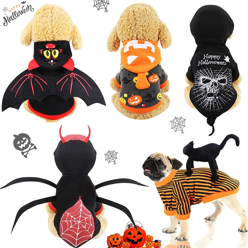 Dog & Cat Clothes Winter Pet Hoodie Coat Jacket Costume