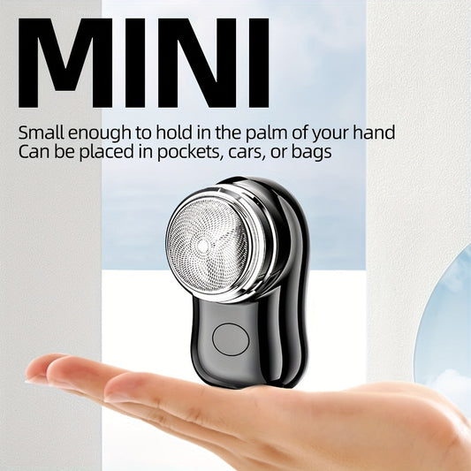 Mini Electric Travel Shaver Pocket Size Washable Rechargeable Portable Painless Cordless