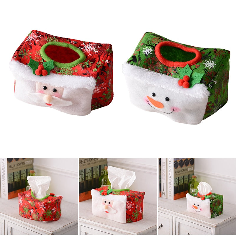 HOT Christmas Tissue Box Cover