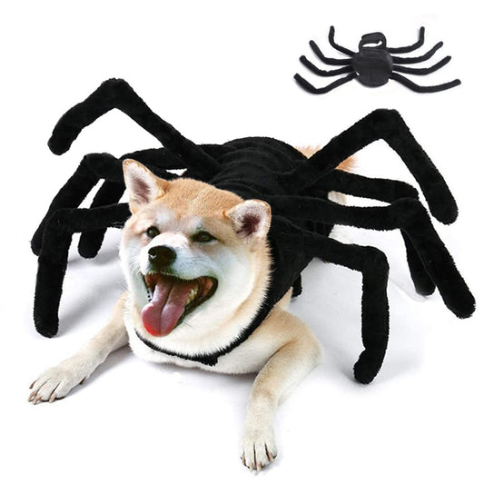 Pet Spider Harness Dogs Cats Halloween Costumes