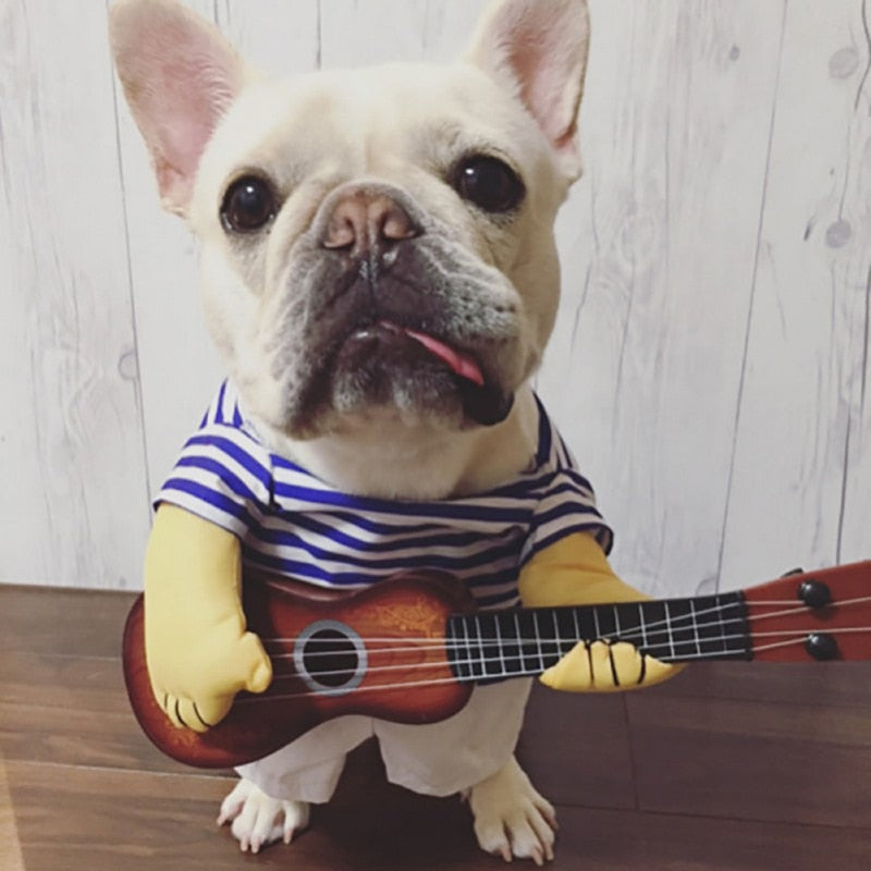 Pet Guitar Costume Funny Dog & Cat Costumes